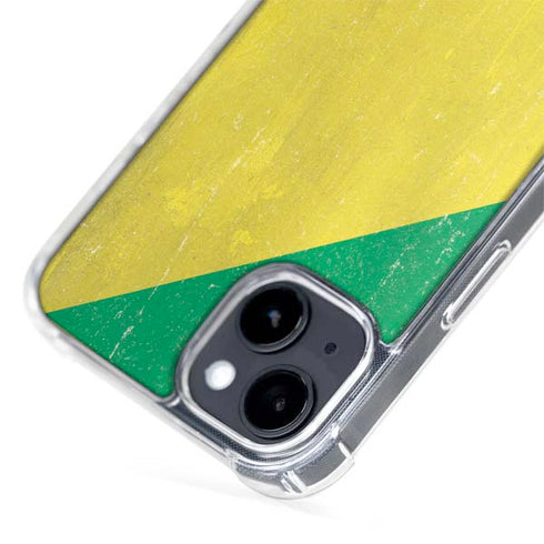 Republic of the Congo Flag Distressed iPhone 14 Plus MagSafe Case