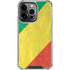 Republic of the Congo Flag Distressed iPhone 14 Pro Clear Case