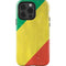 Republic of the Congo Flag Distressed iPhone 14 Pro Impact Case