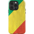 Republic of the Congo Flag Distressed iPhone 14 Pro Impact Case