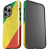 Republic of the Congo Flag Distressed iPhone 14 Pro Impact Case