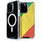 Republic of the Congo Flag Distressed iPhone 14 Pro MagSafe Case