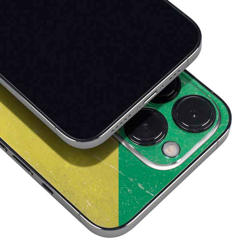 Republic of the Congo Flag Distressed iPhone 15 Pro Skin