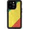 Republic of the Congo Flag Distressed iPhone 14 Pro Waterproof Case