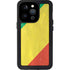 Republic of the Congo Flag Distressed iPhone 14 Pro Waterproof Case