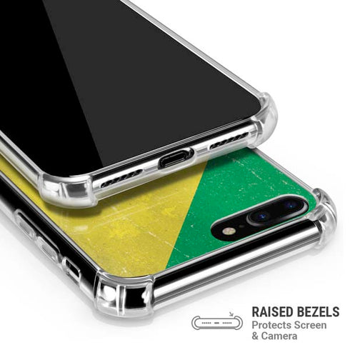 Republic of the Congo Flag Distressed iPhone 7/8 Plus Clear Case