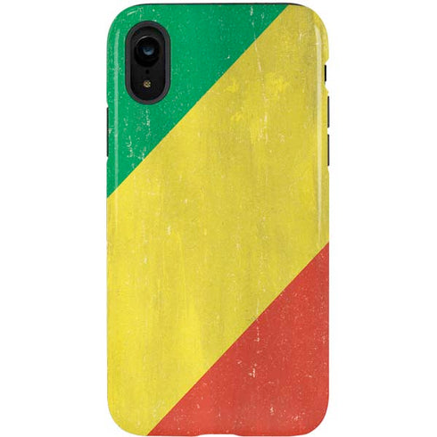Republic of the Congo Flag Distressed iPhone XR Pro Case