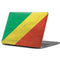 Republic of the Congo Flag Distressed Apple MacBook Pro 13-inch Skin