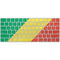 Republic of the Congo Flag Distressed Magic Keyboard Skin