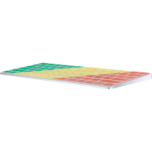 Republic of the Congo Flag Distressed Magic Keyboard Skin