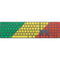 Republic of the Congo Flag Distressed Magic Keyboard with Numeric Keypad Skin