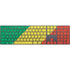 Republic of the Congo Flag Distressed Magic Keyboard with Numeric Keypad Skin