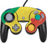 Republic of the Congo Flag Distressed Nintendo GameCube Controller Skin