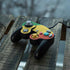 Republic of the Congo Flag Distressed Nintendo GameCube Controller Skin