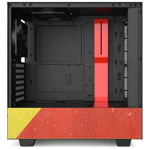 Republic of the Congo Flag Distressed NZXT H510 Compact ATX Mid-Tower Case Skin