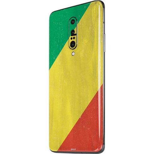 Republic of the Congo Flag Distressed OnePlus 7 Pro Skin