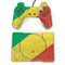 Republic of the Congo Flag Distressed PlayStation Classic Bundle Skin