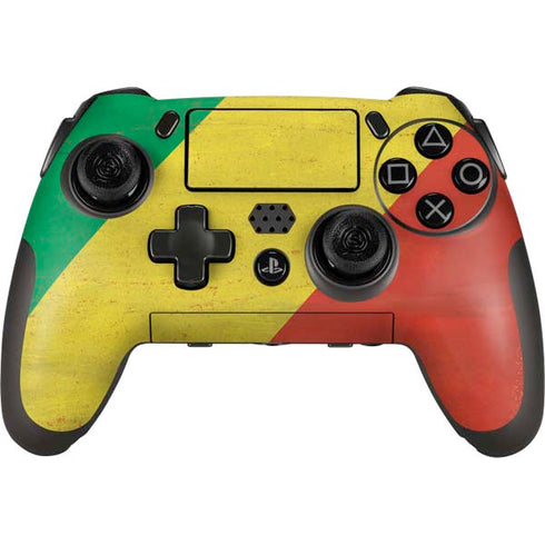 Republic of the Congo Flag Distressed PlayStation Scuf Vantage 2 Controller Skin