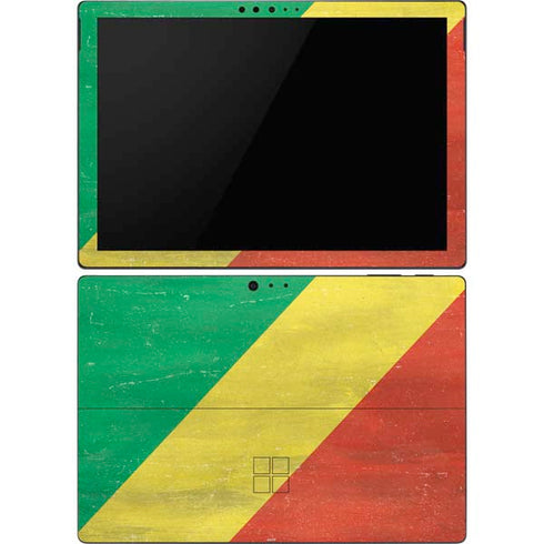 Republic of the Congo Flag Distressed Surface Pro 6 Skin