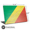Republic of the Congo Flag Distressed Universal Laptop 14in (11.4 x 8.2in) Skin