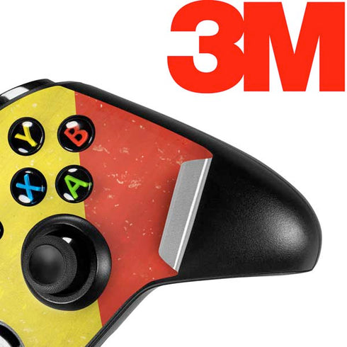 Republic of the Congo Flag Distressed Xbox One X Controller Skin