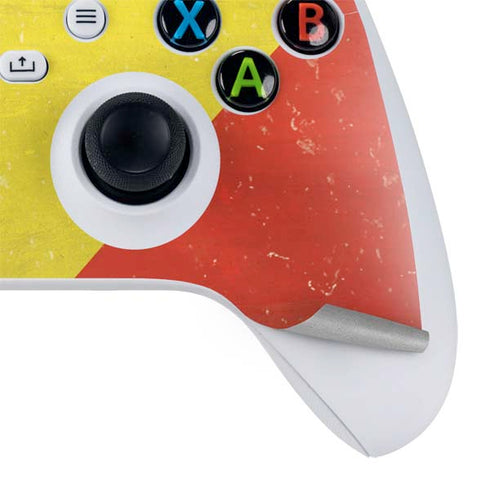 Republic of the Congo Flag Distressed Xbox Series S Controller Skin