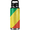 Republic of the Congo Flag Distressed YETI Rambler 36oz Bottle Skin