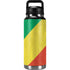 Republic of the Congo Flag Distressed YETI Rambler 36oz Bottle Skin