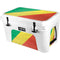 Republic of the Congo Flag Distressed YETI Tundra 45 Hard Cooler Skin