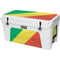 Republic of the Congo Flag Distressed YETI Tundra 75 Hard Cooler Skin
