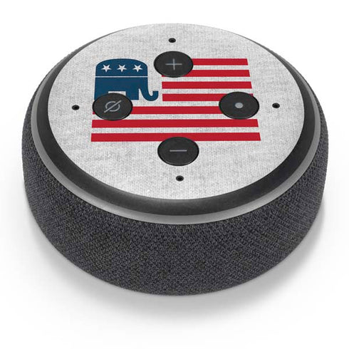 Republican American Flag Amazon Echo Dot Skin