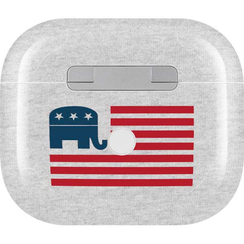 Republican American Flag Apple AirPods (3rd Gen 2021) Skin