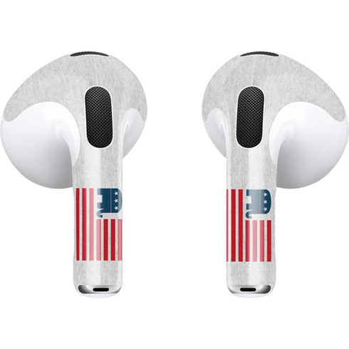 Republican American Flag Apple AirPods (3rd Gen 2021) Skin