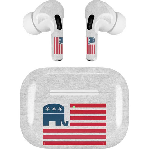 Republican American Flag Apple AirPods Pro Skin
