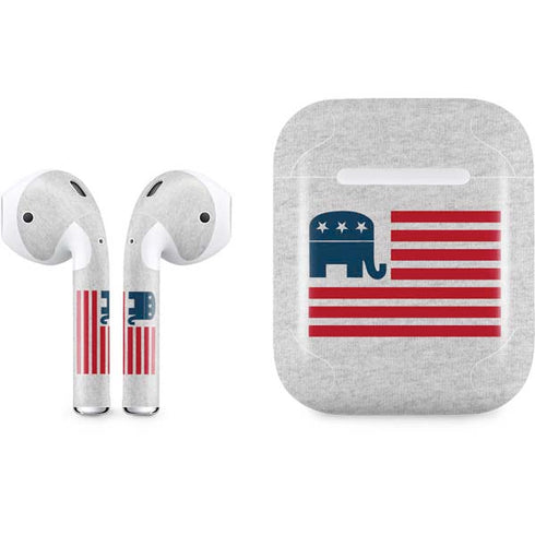 Republican American Flag Apple AirPods Skin