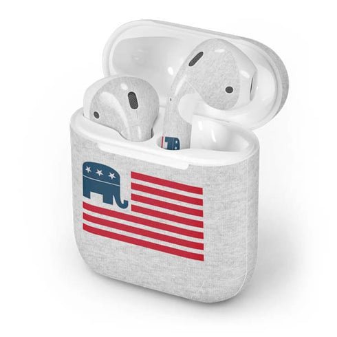 Republican American Flag Apple AirPods Skin