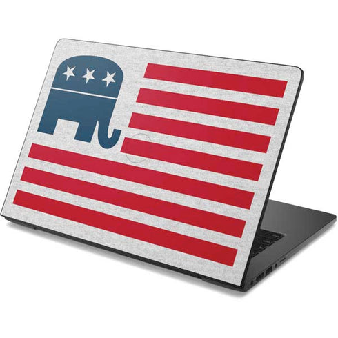 Republican American Flag Dell Chromebook Skin