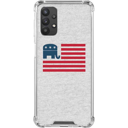 Republican American Flag Galaxy A32 5G Clear Case