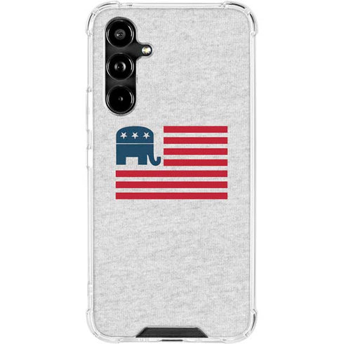 Republican American Flag Galaxy A54 5G Clear Case