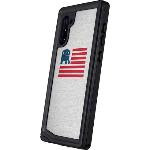 Republican American Flag Galaxy Note 10 Waterproof Case