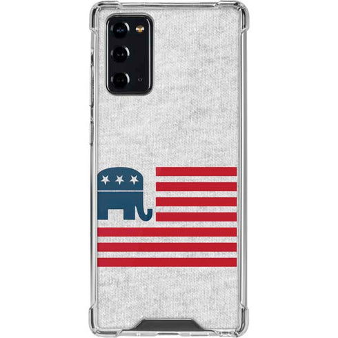Republican American Flag Galaxy Note20 5G Clear Case