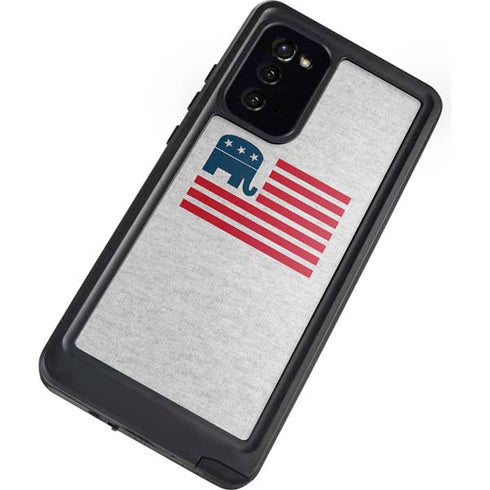 Republican American Flag Galaxy Note20 5G Waterproof Case