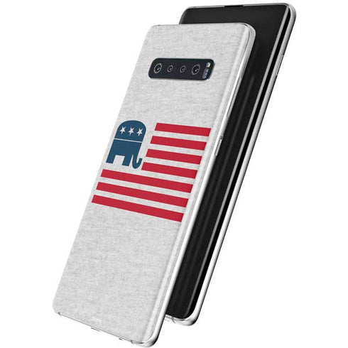 Republican American Flag Galaxy S10 Plus Skin