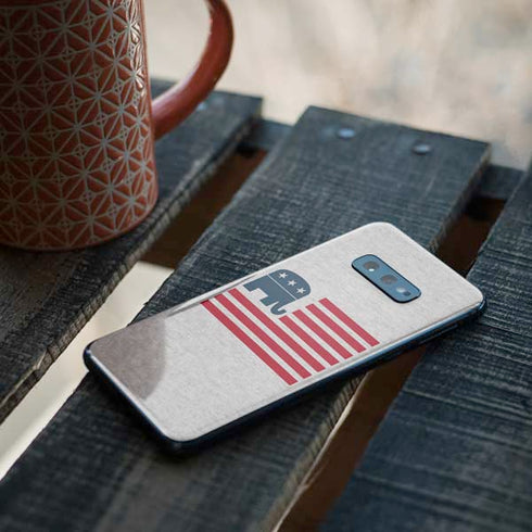 Republican American Flag Galaxy S10e Skin
