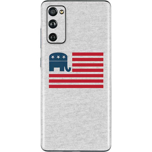 Republican American Flag Galaxy S20 Fan Edition Skin