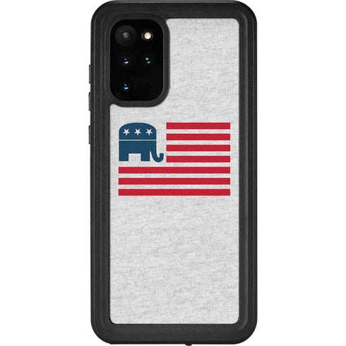 Republican American Flag Galaxy S20 Plus Waterproof Case