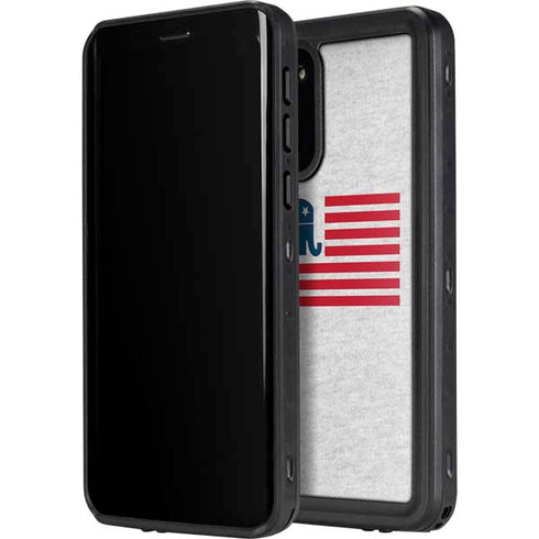 Republican American Flag Galaxy S20 Plus Waterproof Case