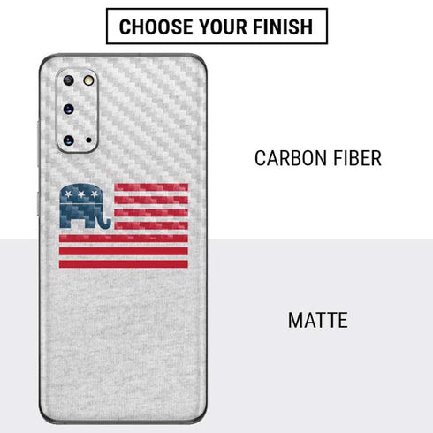 Republican American Flag Galaxy S20 Skin