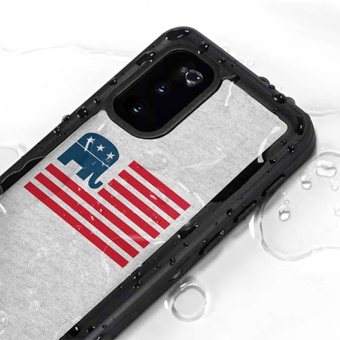 Republican American Flag Galaxy S20 Waterproof Case