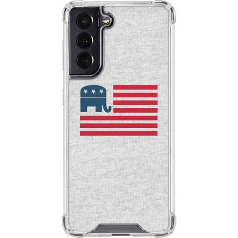 Republican American Flag Galaxy S22 Clear Case